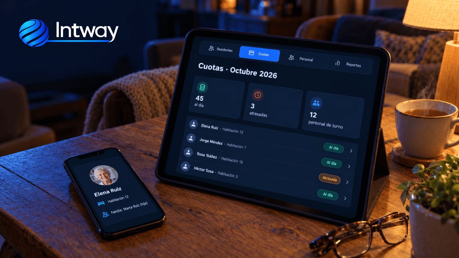 Gestión de geriátricos — Intway